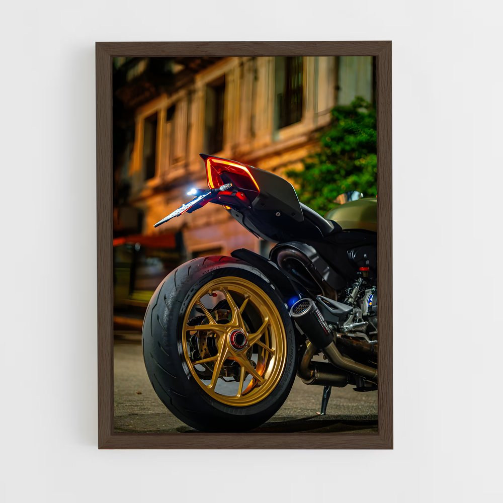 Poster Nuit Enthousiaste – affiche Ducati (vue 5)